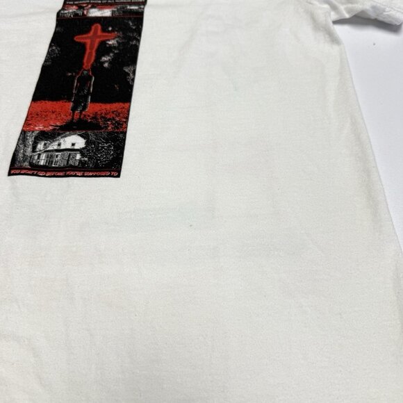 Knocked Loose 2024 Tour T Shirt Mens Small 17.5x25 White Metal Band - Picture 7 of 11